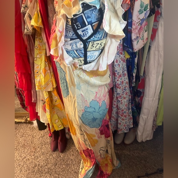 Ruffled Floral Maxi Dress - Picture 9 of 16